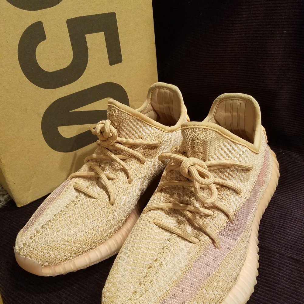 ADIDAS, YEEZY BOOST 350 V2, "CLAY" SZ 6.5 M